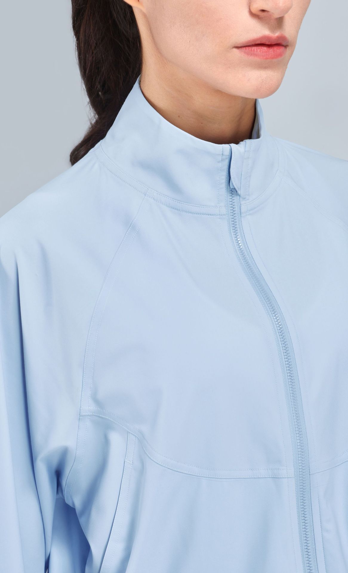 Loose Fit Casual Workout Jacket Long Sleeve Breathable Outerwear For All Seasons Nylon Lining