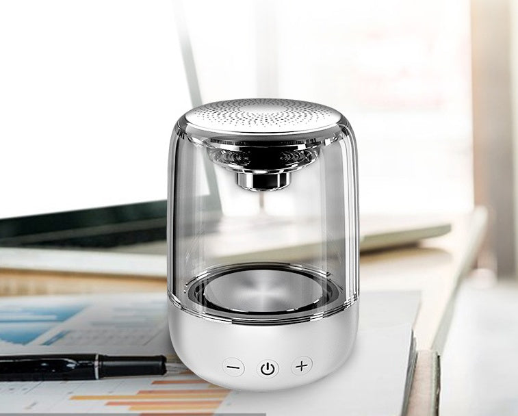 Portable Bluetooth Speaker With LED Light Built In Radio Powerful Bass Outdoor Wireless Speaker