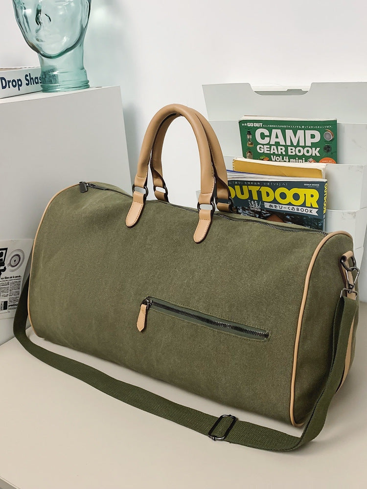 Large Capacity Fitness Unisex Nylon Messenger Bag Dry Wet Separation Lightweight Urban Style For Short Distance Use