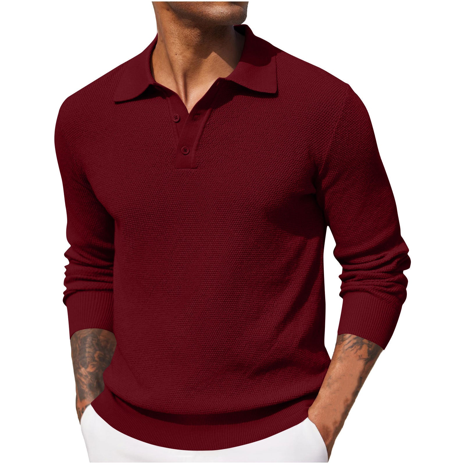 Autumn New Casual Long-sleeved Top For Men