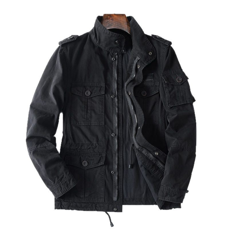 Casual Youth Jacket Loose Zip Men's Coat