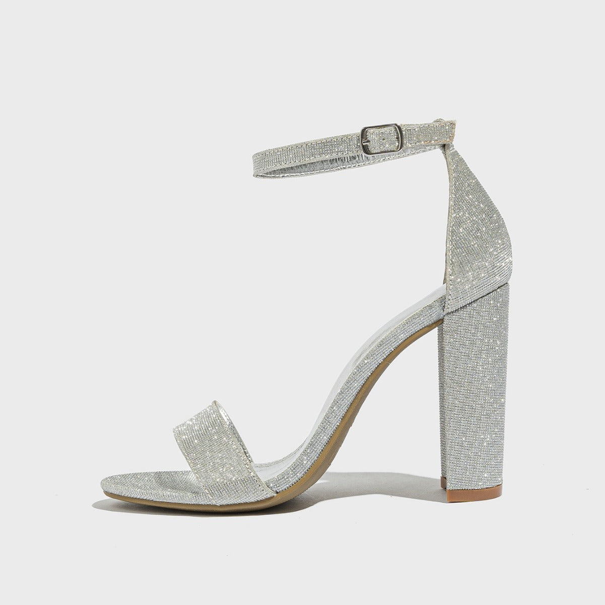 European American Style Chunky Heel Sandals - Women's Classy High Heel Shoes