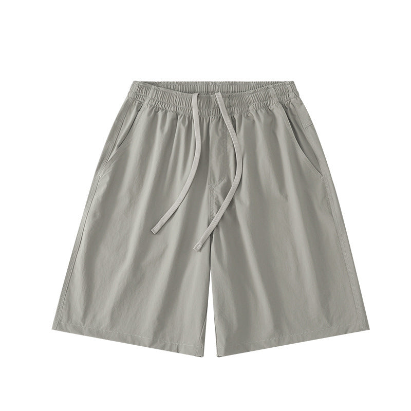 Summer Three-proof Leisure Nylon Full Elastic Force Fiber Lightweight Fashionable Fifth Pants