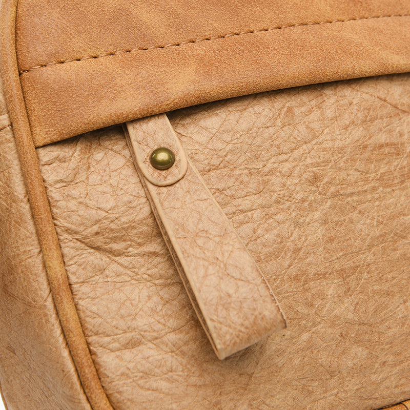 Men's Crossbody Bag Fashion Casual Waterproof Retro European American Style For Daily Use