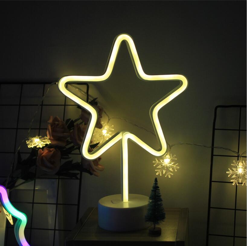 Creative LED Rainbow Popsicle Lamp - Colorful Modeling Light