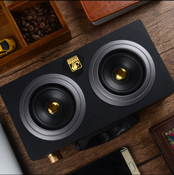 Bluetooth Boombox Speaker Dual Channel Stereo 10W 10W FM Radio USB Playback TF Card U Disk