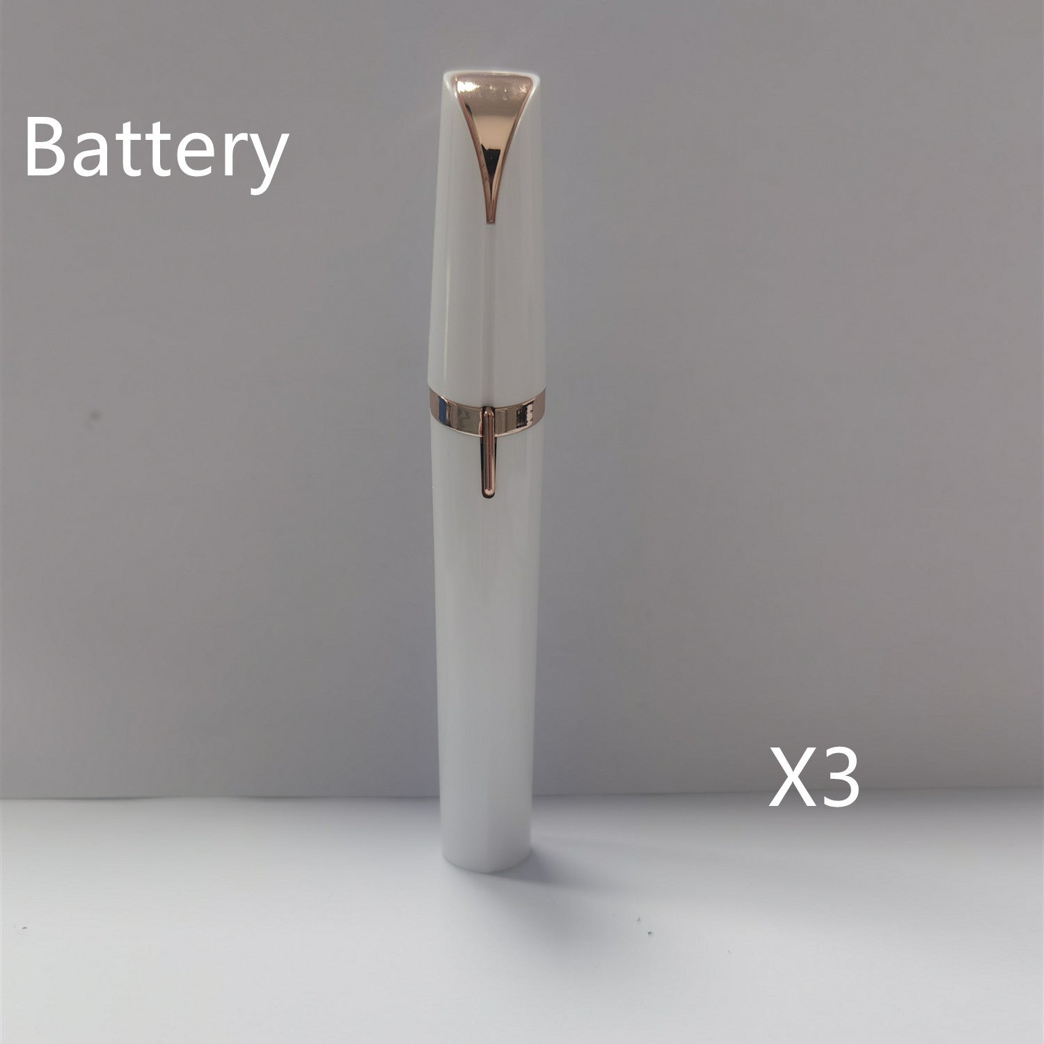 Mini Electric Eyebrow Trimmer Lipstick Brows Pen Hair Remover Painless Razor Epilator With LED Light