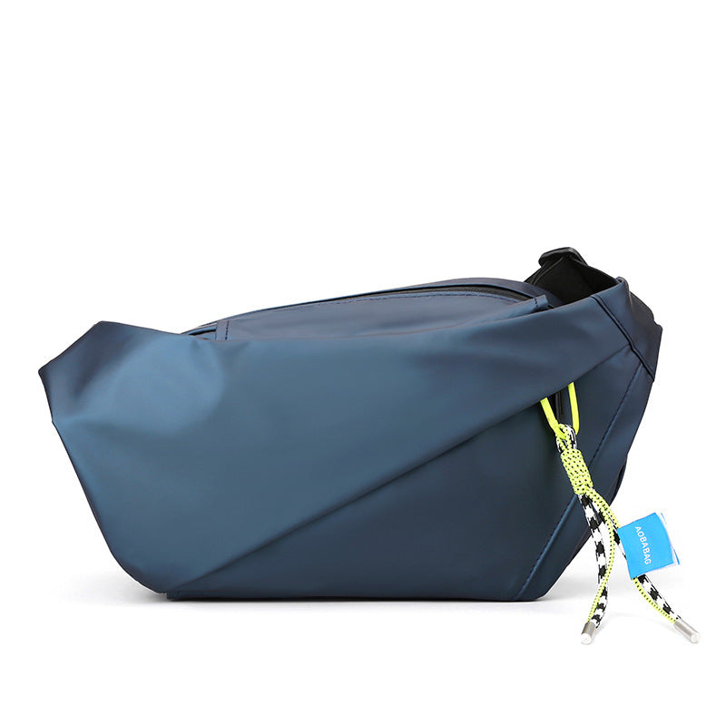 Shoulder Casual Slanted Chest Bag Nylon Breathable Popular Brand For Students Dark Blue Black Gray