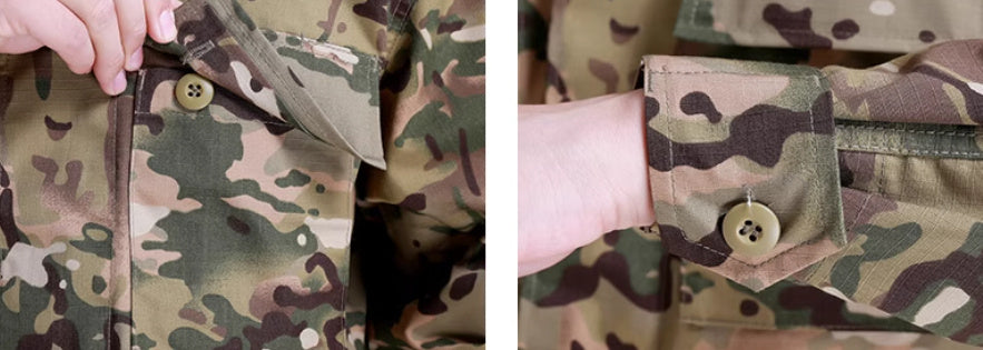 A Replica Of The American Four-color Camouflage BDU Suit Set