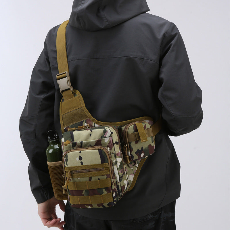 Leisure Travel Storage Bag Lightweight and Practical Shoulder Bag for Men Outdoor Waterproof Expandable Nylon