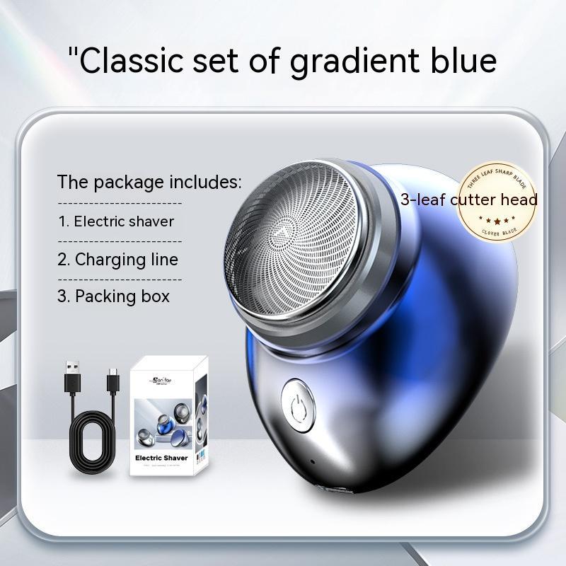 Men's USB Rechargeable Portable Mini Electric Shaver - Travel Size