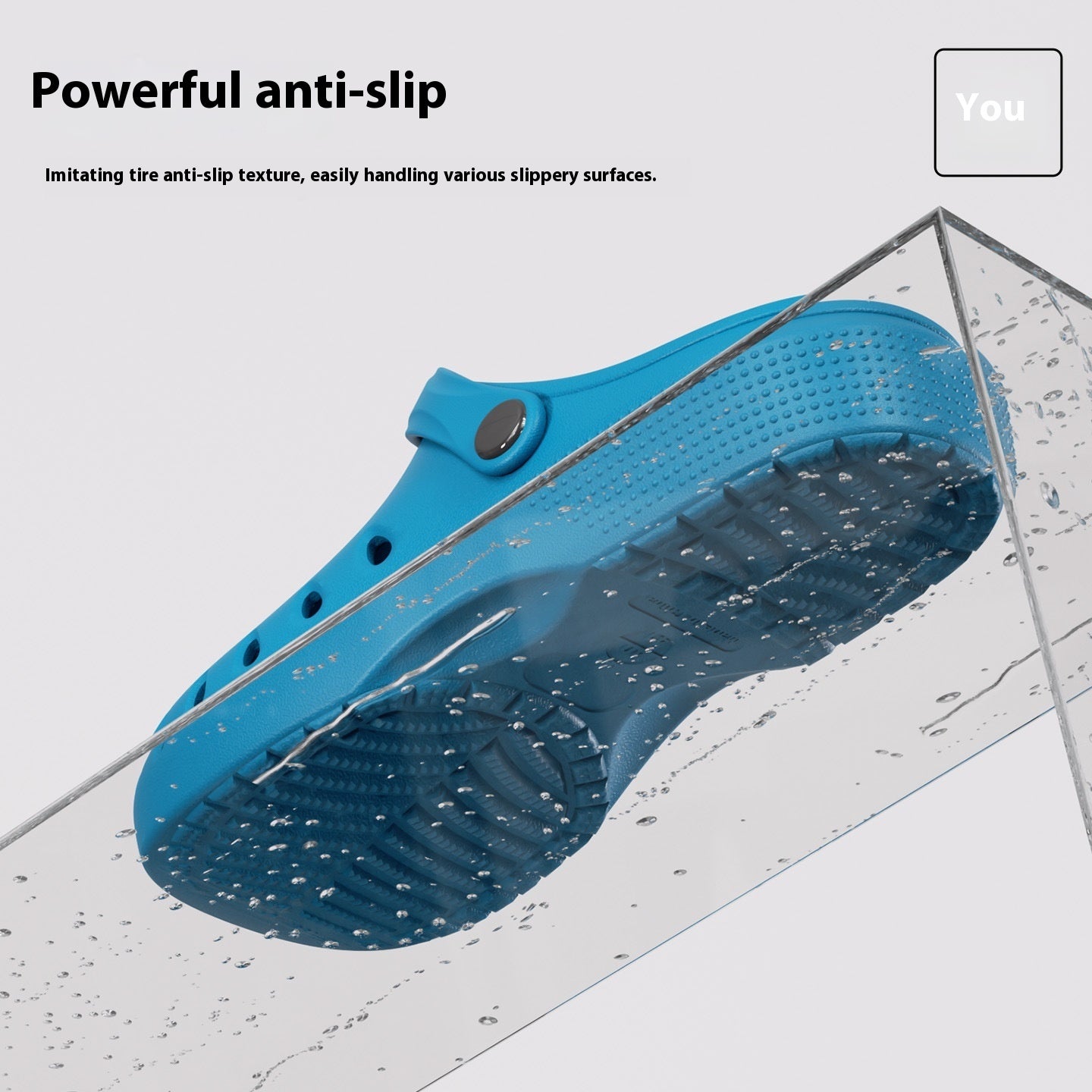 Non-Slip Beach Slippers - Closed-Toe Outdoor Water Shoes