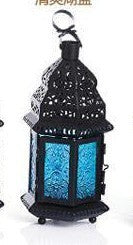Metal Candle Holder Wind Lamp - Vintage Hurricane Lantern for Home Decor