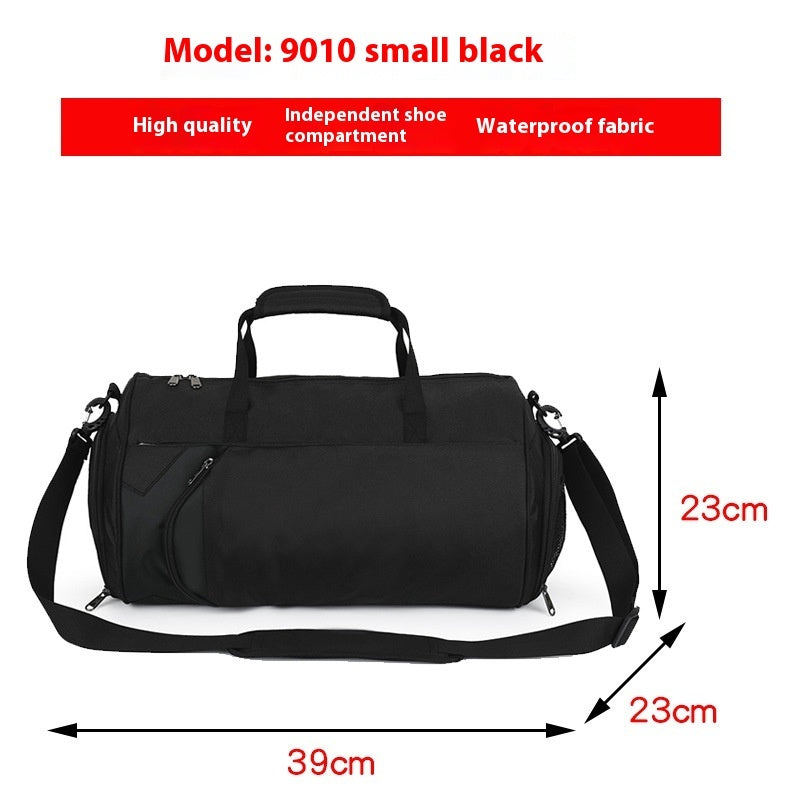 Men's Portable Color Blocked Travel Crossbody Bag for Leisure Travel with Polyester Lining