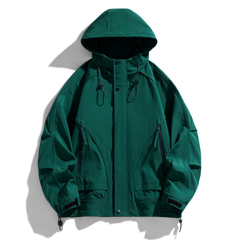 Windproof Warm And Trendy Hooded Jacket