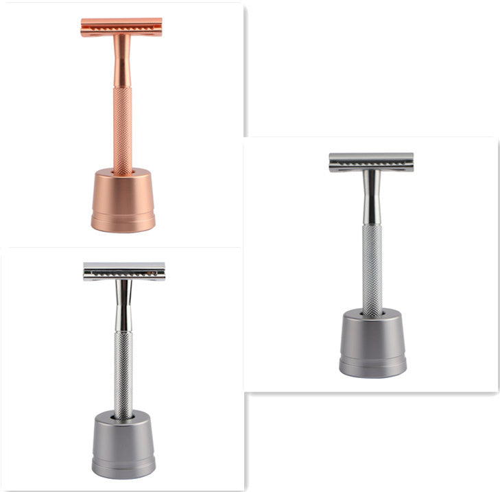 Classic manual shaver safe old fashioned