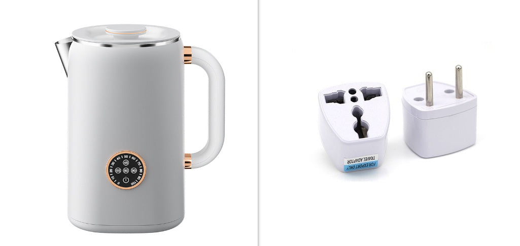 Smart Heat Preservation Electric Kettle Auto Keep Warm 1.7L 1000W To 1500W Anti Dry Burn Stainless Steel ABS