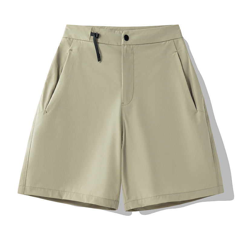 Men's Sports Quick-drying Four-sided Elastic 3D Cutting Versatile Shorts