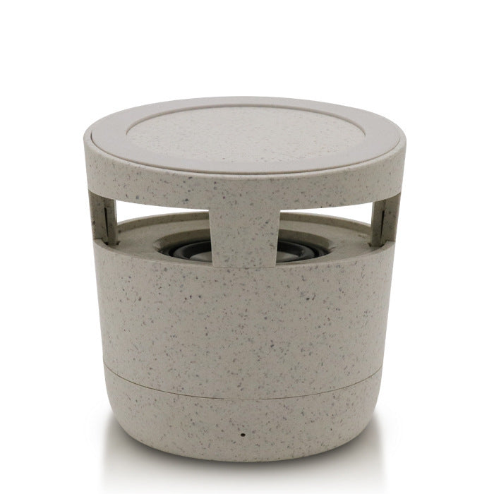 Bluetooth Speaker Vintage Wood Grain Subwoofer USB Port Dust Proof Anti Fall Durable