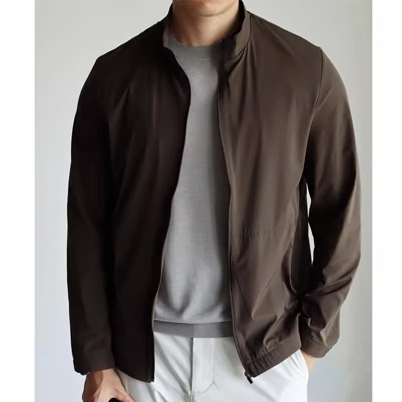 Small Stand Collar Cool Breathable Quick-drying And Portable Thin Jacket