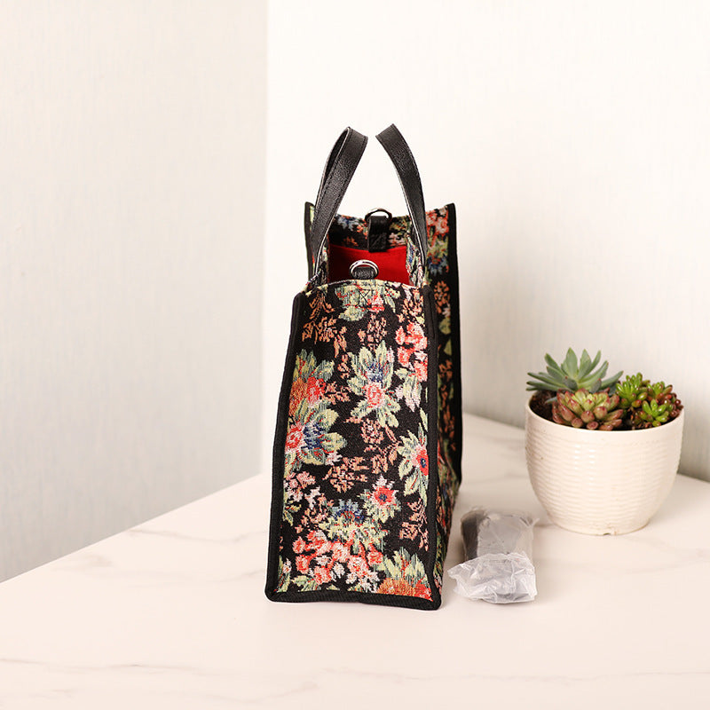 Womens Korean Style Canvas Shoulder Bag With Adjustable Strap For Street Trend Urban Fashion Accessory