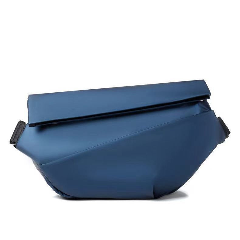 Fashion Brand Mens Functional Crossbody Bag Waterproof Lightweight Single Shoulder Motorcycle Style