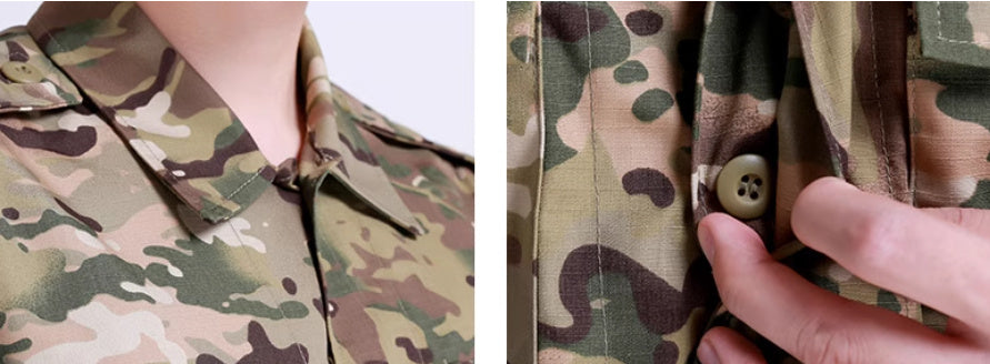 A Replica Of The American Four-color Camouflage BDU Suit Set