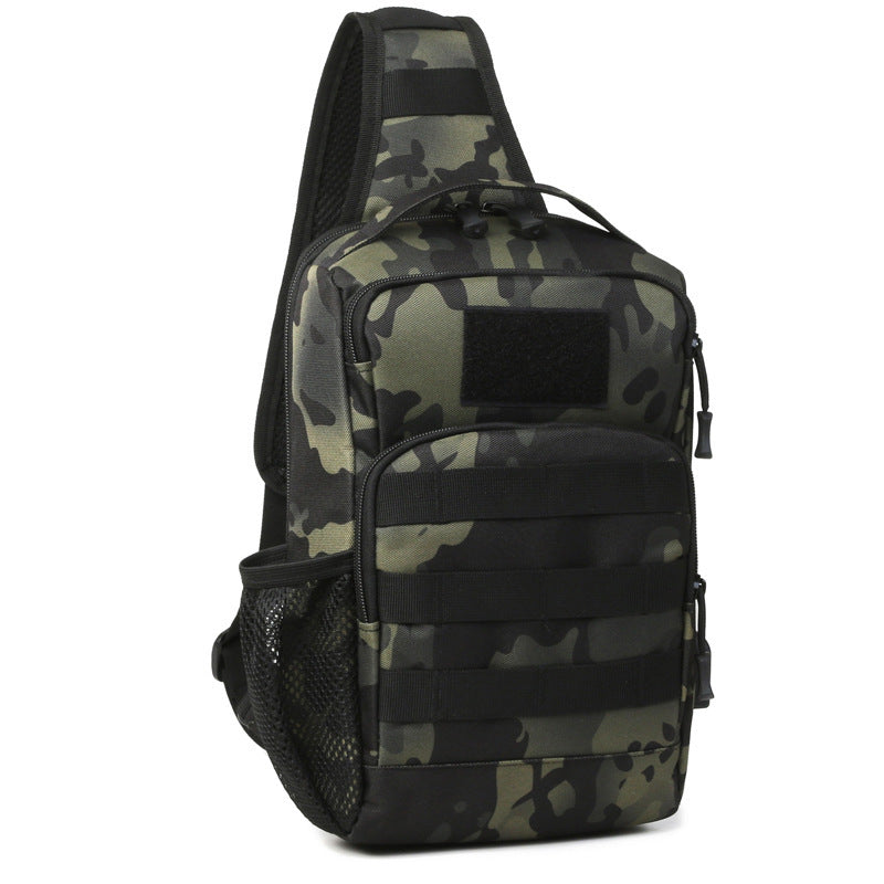 Outdoor Lure Camouflage Large Capacity Multi Functional Tactical Chest Bag For Men And Women Crossbody Shoulder Bag