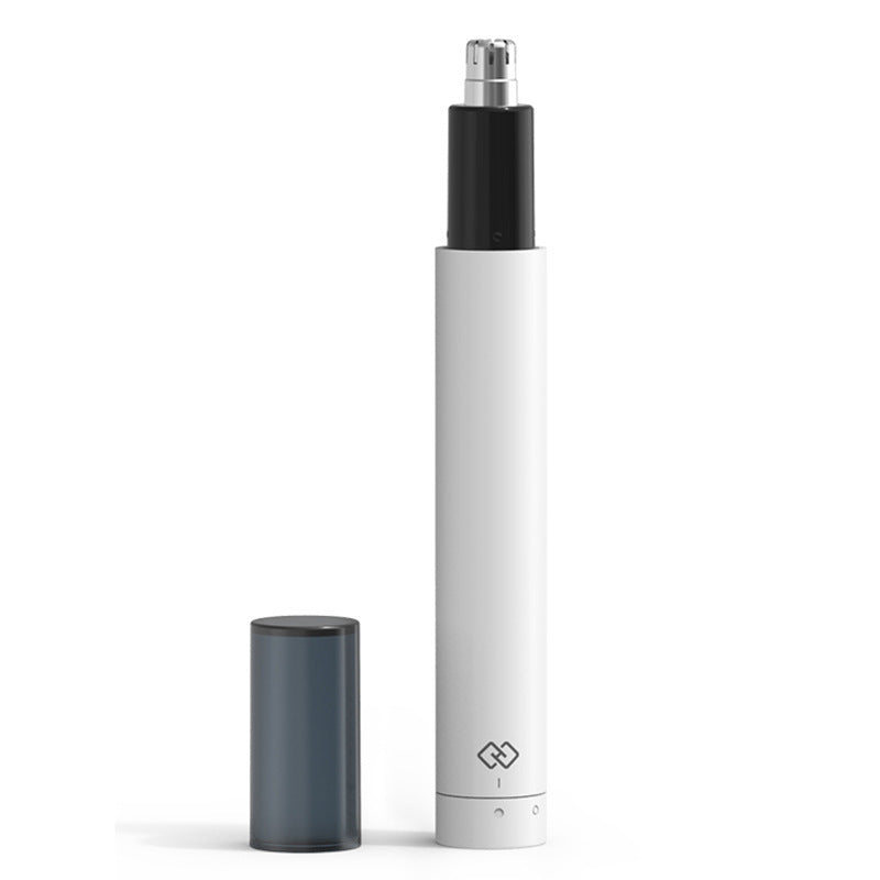 White Mini Whole Body Wash Nose Hair Remover Small Portable Nose Hair Trimmer