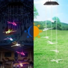 Solar Wind Chime Light - LED Garden Decoration with Musical Chimes