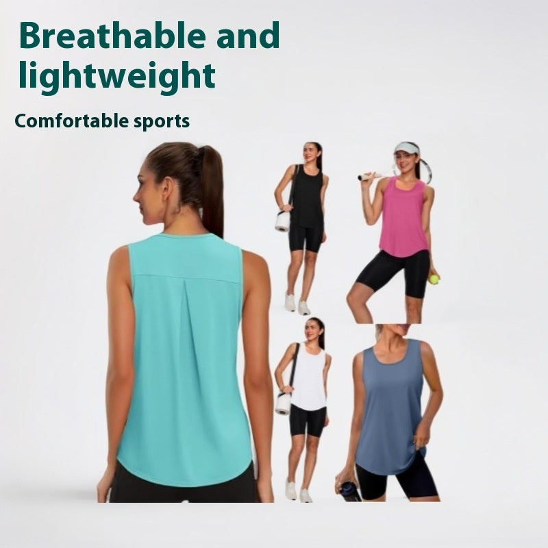 Loose Breathable Yoga Clothes Sleeveless Blouse