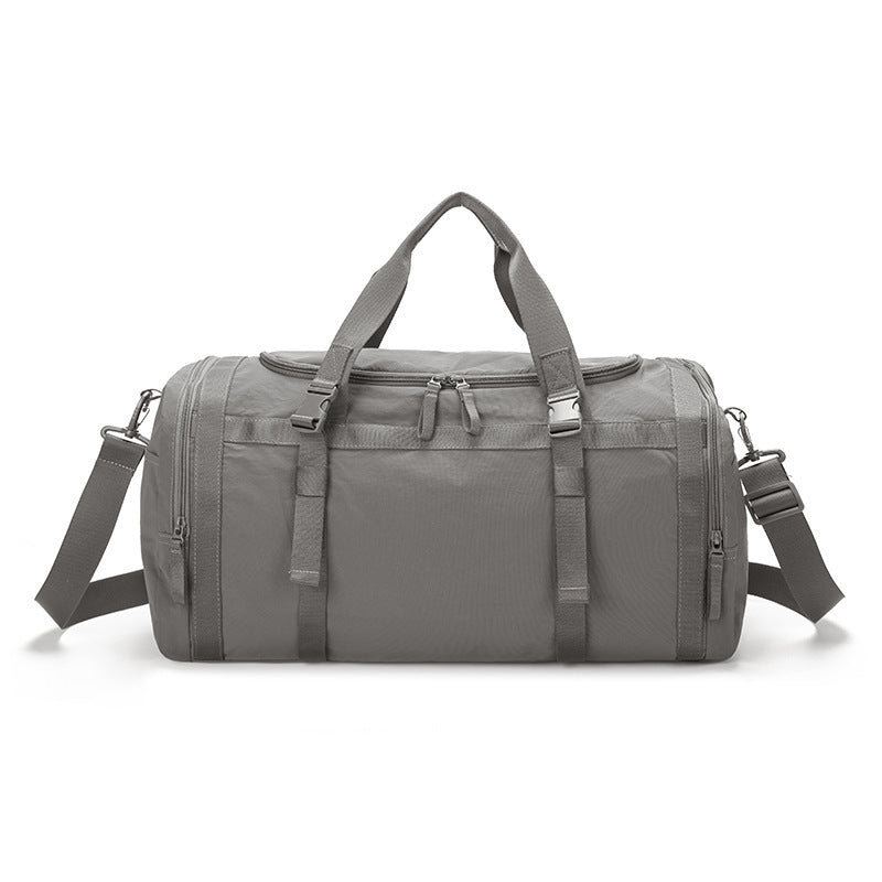 Gym Shoulder Sports Bag Crossbody Handbag for Leisure Travel Waterproof Breathable Polyester 20 to 35L Capacity