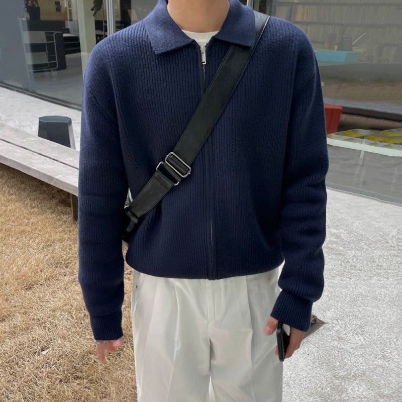 Simple Style Mens Crossbody Shoulder Bag Large Capacity For Riding Commuter Urban Travel PU Leather Black