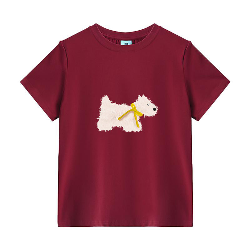 Korean Style Sweet White Shoulder Women's T-shirt