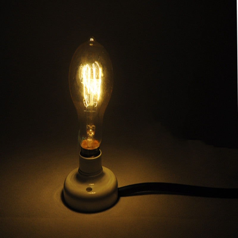 Retro Ceramic Table Lamp with Dimming Switch - Vintage Style Lighting