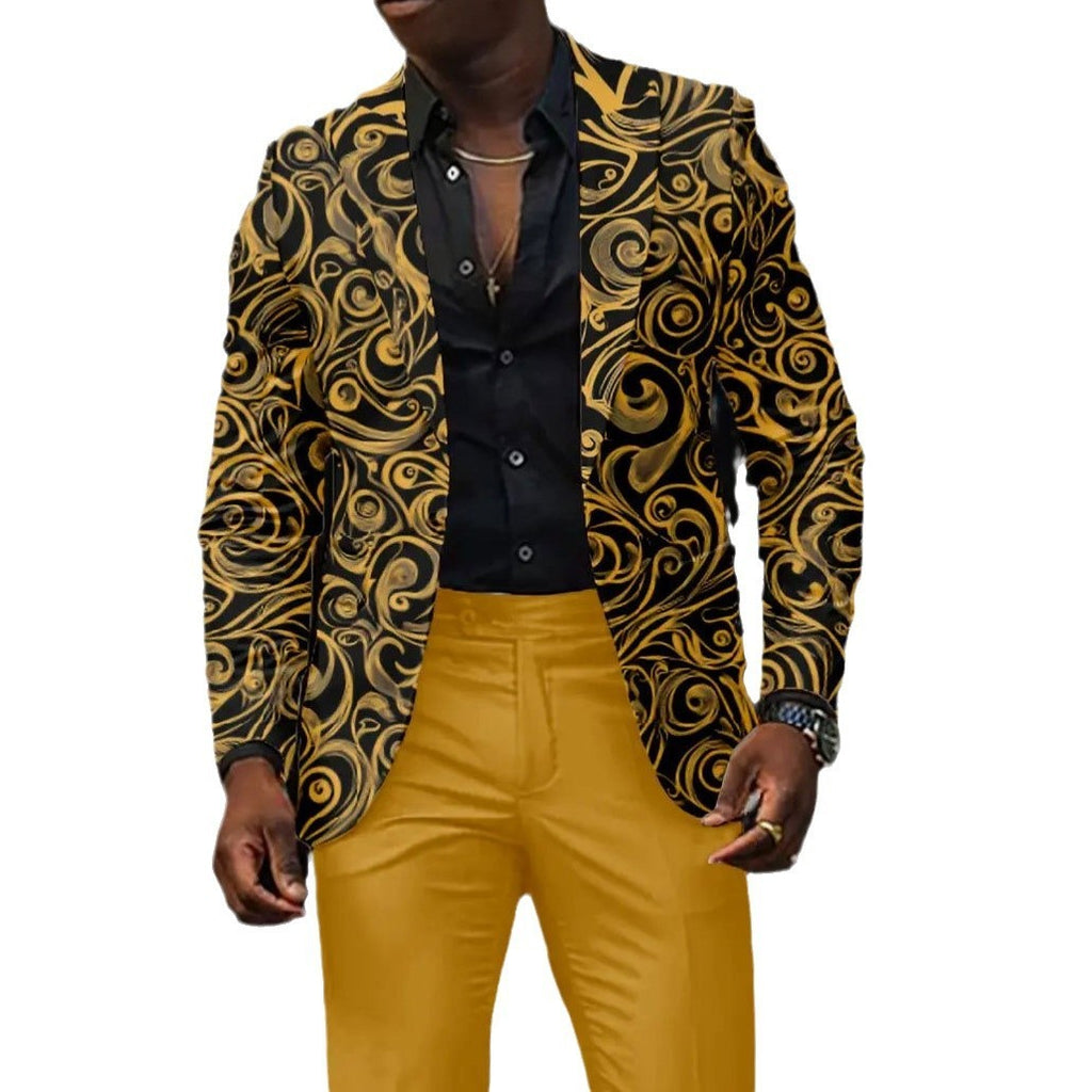 Casual All-match Dark Men's Coat