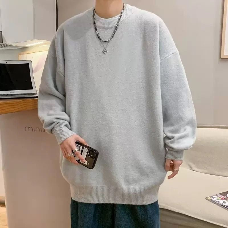 Sweater Men's Autumn And Winter New Loose And Lazy Style High Sense