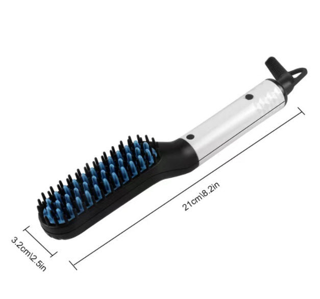 Hair Styling Comb And Hair Straightener Dual Use Wet And Dry Hair Tourmaline Ceramic Heat With Ten Temperature Settings