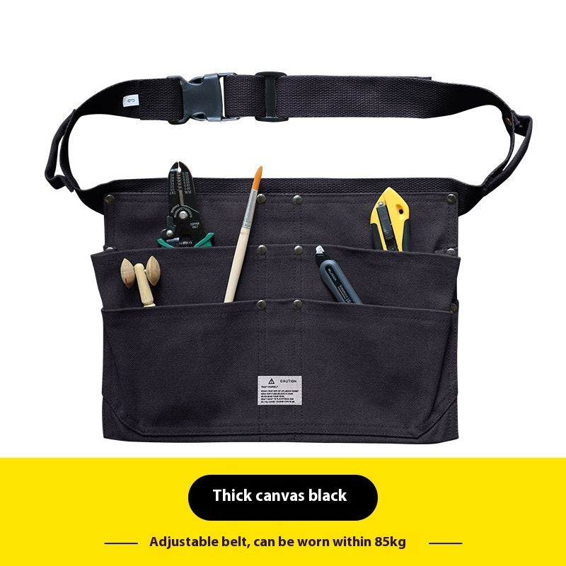 Multi Pocket Canvas Apron For Men And Women With Utility Pockets For Gardening Carpentry Electrician And Mechanics