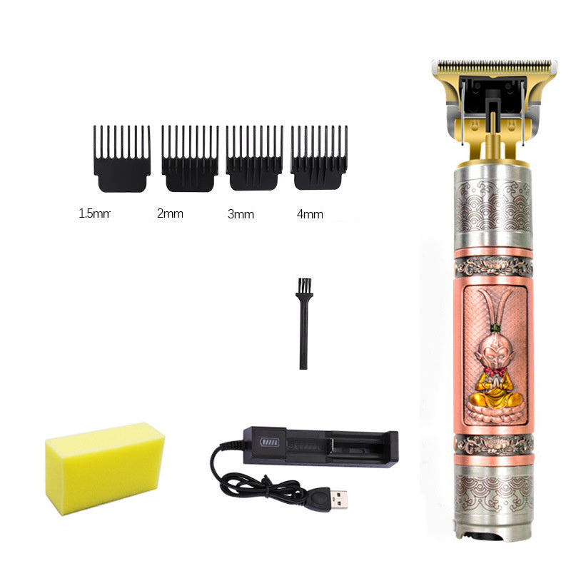 Longfeng Titanium Ceramic Blade Electric Hair Clipper With Powerful Motor For Smooth Precise Cutting