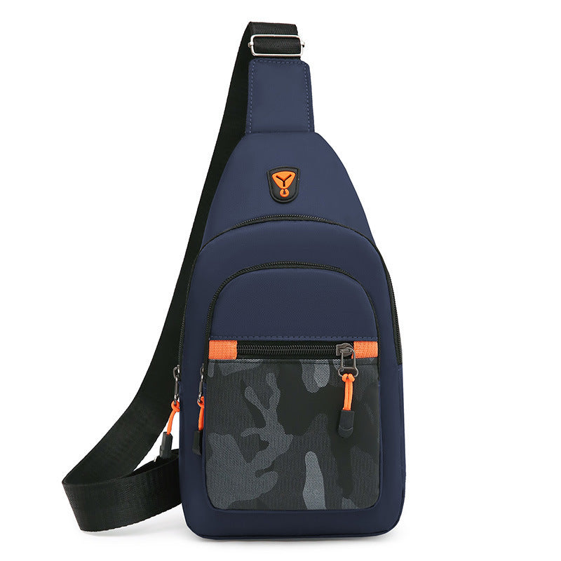 Waterproof Lightweight Multi Layer Multicolor Minimalism Crossbody Bag For Men Travel Waist Bag Nylon