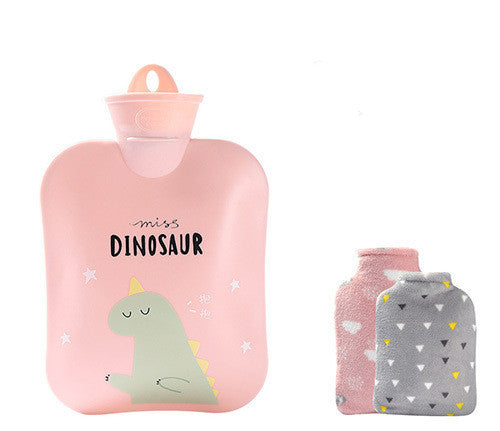 Large Water Injection Hot Water Bottle Cute Plush Explosion-proof Hand Warmer