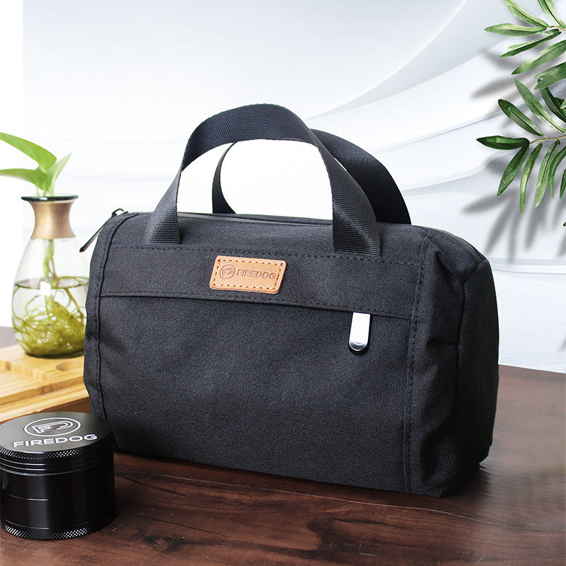 Large Capacity Portable Travel Carrying Case Black Gray Color Storage Organizer 24 By 14.5 By 11 Cm