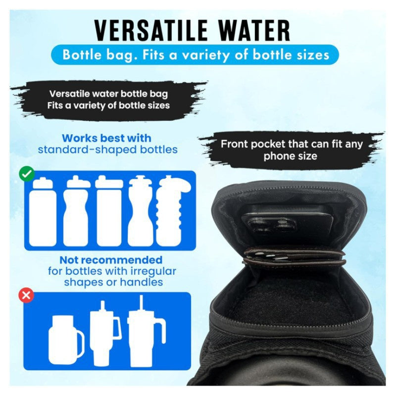 Black Cylindrical Kettle Style Gym Bag For Outdoor Sports Multifunctional Men Messenger Bag With Modern Simplicity