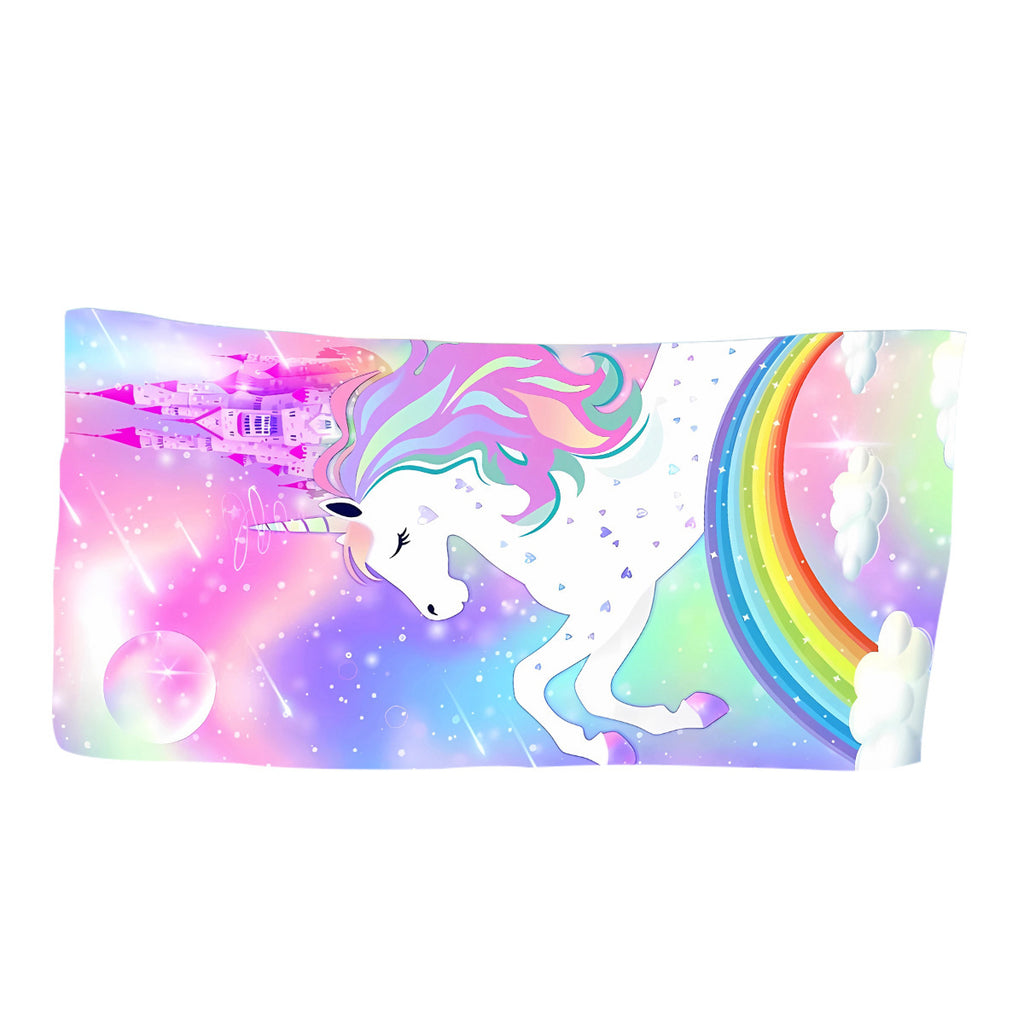 Quick-drying Microfiber Beach Bath Towel Double-sided Velvet