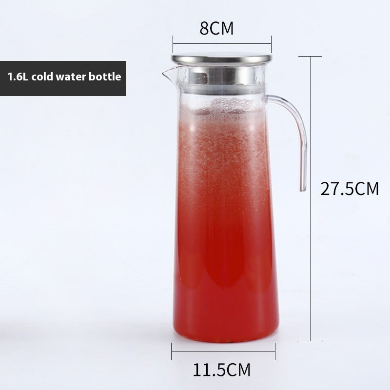 Transparent Acrylic Fruit Scented Cold Water Bottle - Modern Design