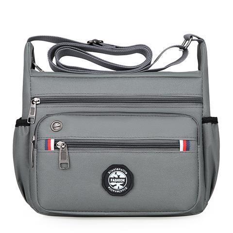 Large Capacity Mens Shoulder Messenger Bag 20x26x9 CM With Multiple Pockets Oxford Cloth Daypack