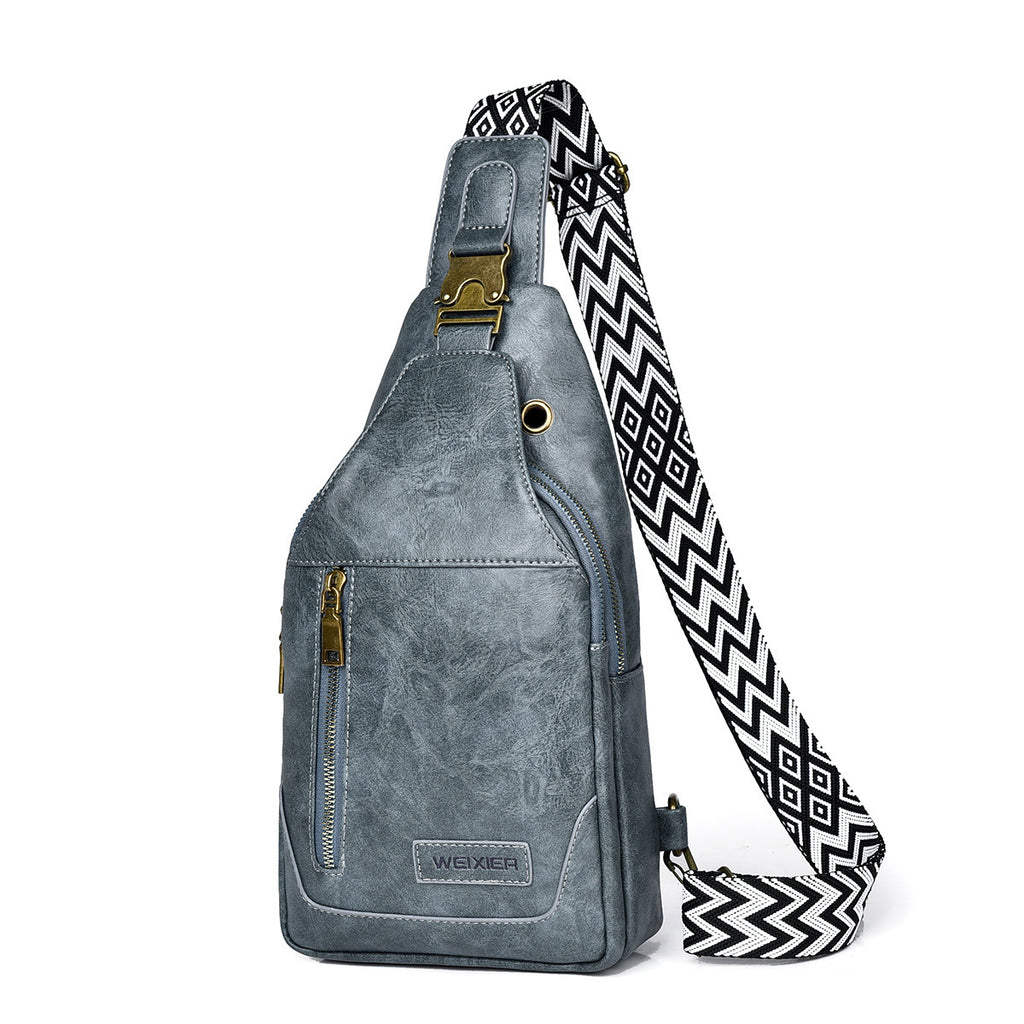 Retro Mens Large Capacity Shoulder Messenger Bag Waterproof