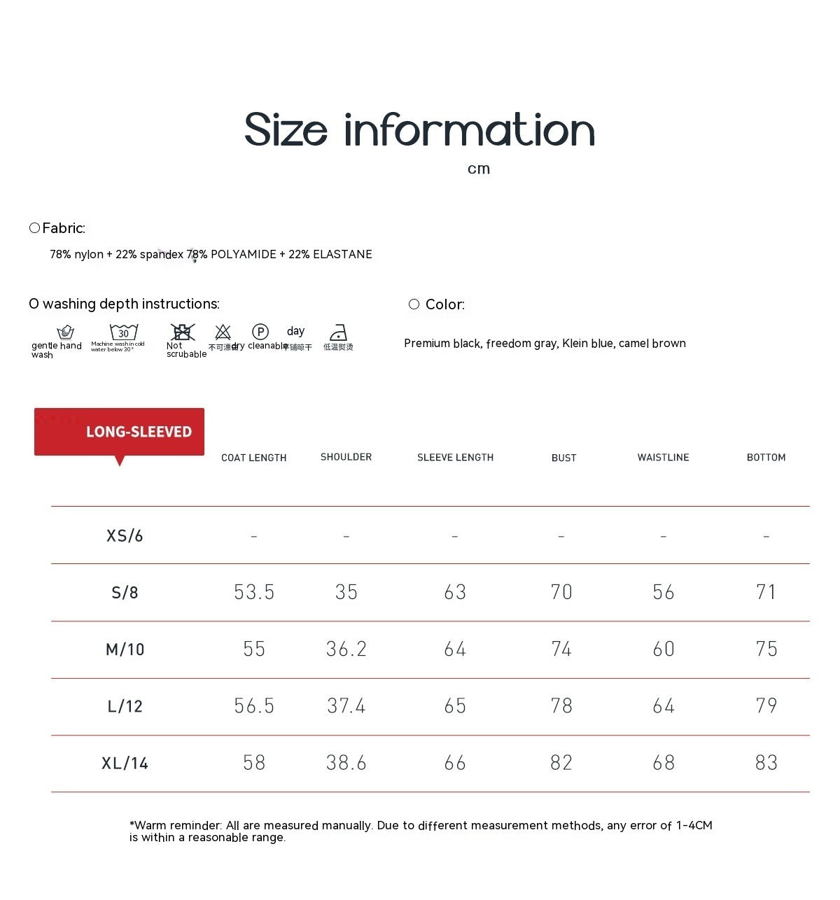 Brushed Nylon Long Sleeve Yoga Top Solid Color Leisure Workout Clothing For Running Cycling Hiking