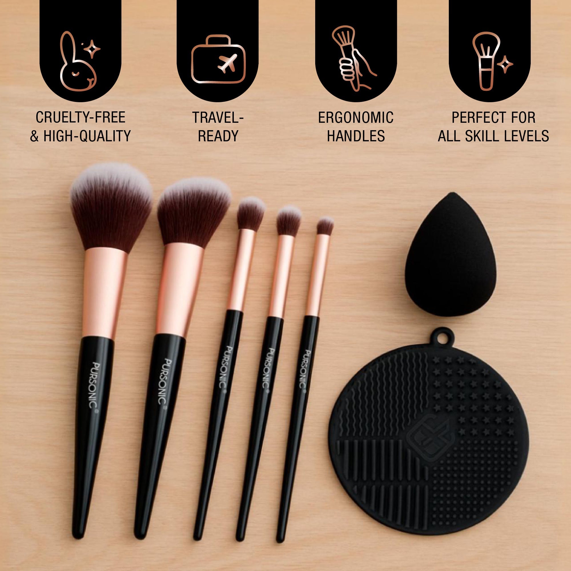 Pursonic 3-in-1 Beauty & Wellness Travel Bundle